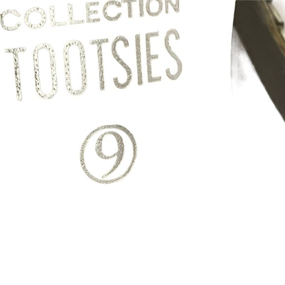 Mootsies Tootsies Collection Women Size 9 High 2" Heel Shoes Silver Open Toe - Picture 9 of 12